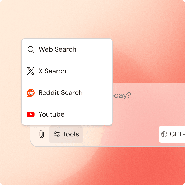 Integrated search tools in Okara