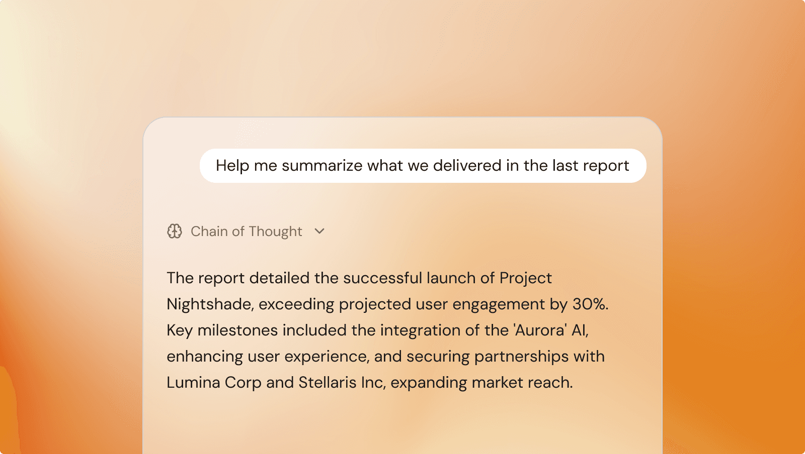 AI that remembers your work and goals